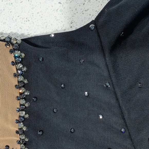 CUSTOM HANDMADE Ice Figure Skating SOLO DRESS Baton Twirling Dance Leotard OOAK - Picture 10 of 16